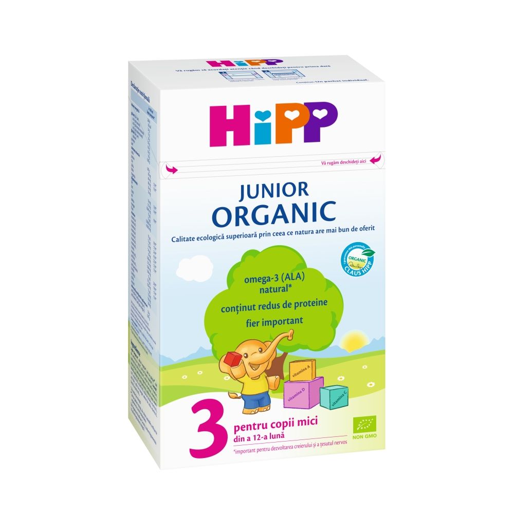 Lapte HiPP 3 Organic Junior 500g imagine