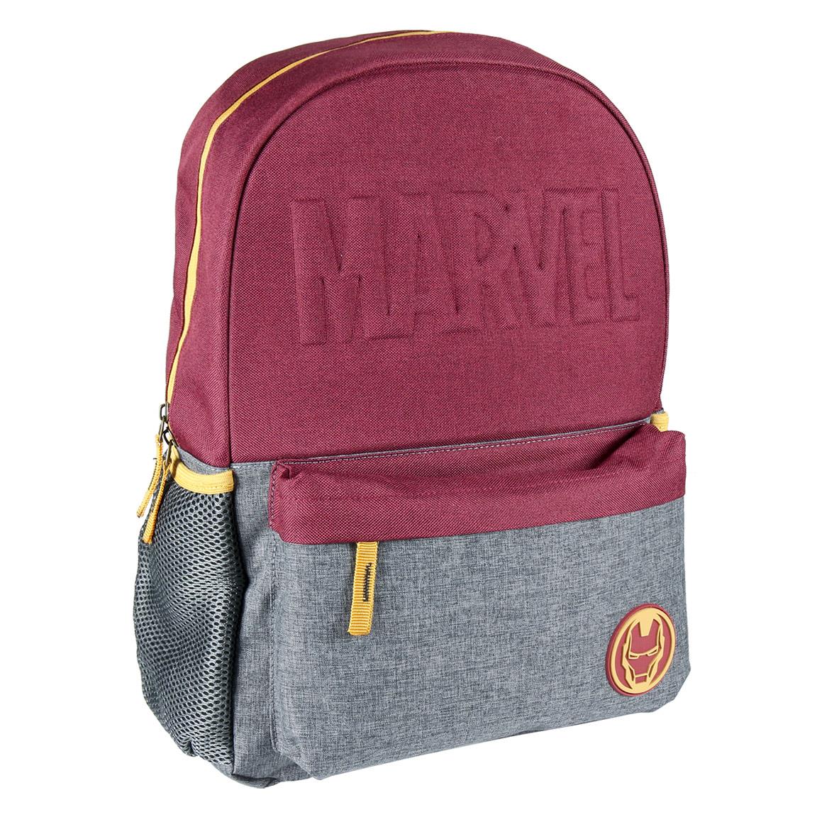 Rucsac cerda iron man cu buzunar frontal, 30x42x13 cm