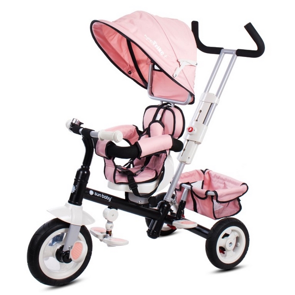 Tricicleta cu sezut reversibil sun baby 002 super trike plus pink buy4baby.ro imagine noua