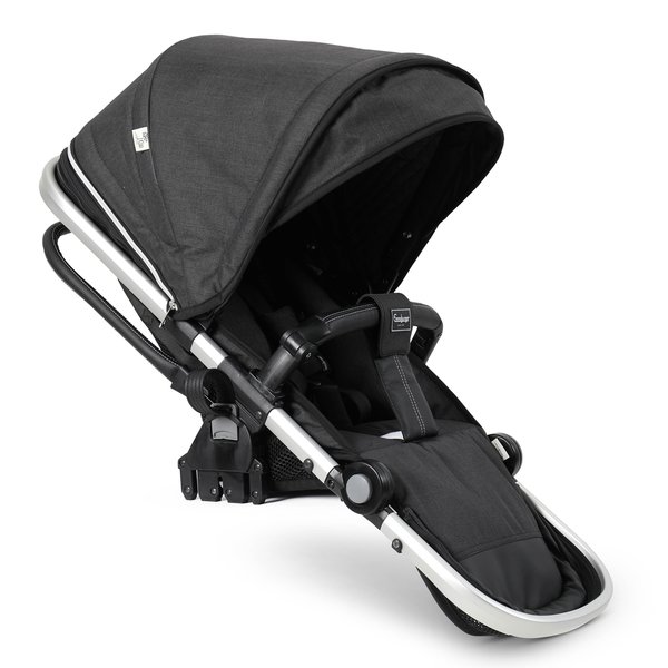 Scaun carucior NXT Ergo Lounge Negru Cadru Argintiu Emmaljunga bekid.ro