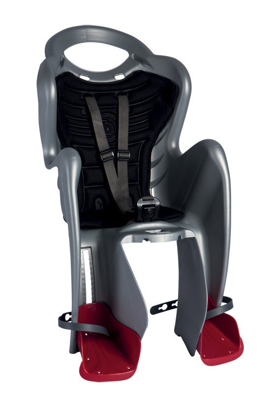 Bellelli Mr Fox Standard B-Fix scaun bicicleta pentru copii pana la 22kg - Silver imagine