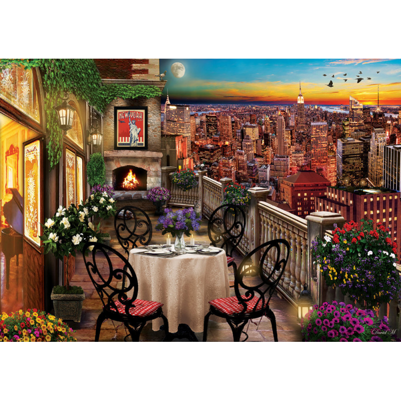 Puzzle 1000 piese - Dinner At New York
