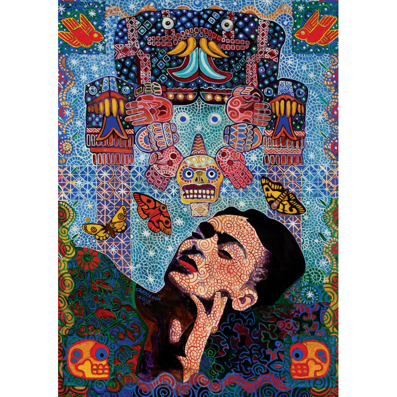 Puzzle 1000 piese - Frida-Alfredo Arreguin