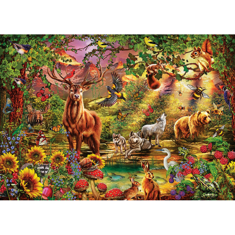 Puzzle 1000 piese - Magic Forest