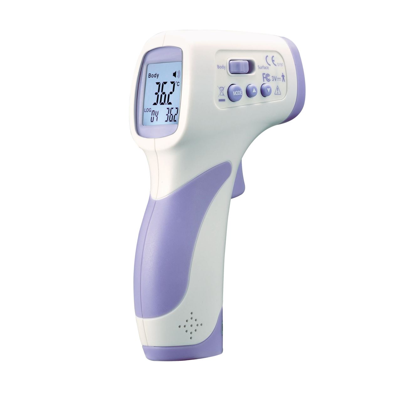 Termometru medical profesional pentru frunte fara contact in infrarosu BodyTemp 478 imagine