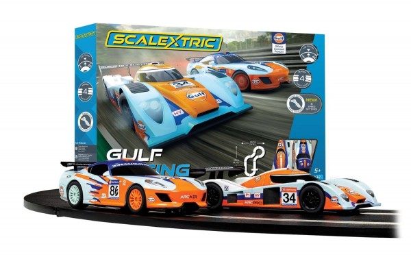 Pista masinute Gulf Racing 484 cm traseu masinute Gulf LMP vs GT Gulf buy4baby.ro imagine noua