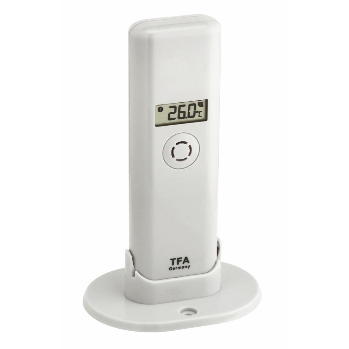 Transmitator wireless digital pentru temperatura si umiditate WEATHERHUB TFA 30.3303.02 imagine