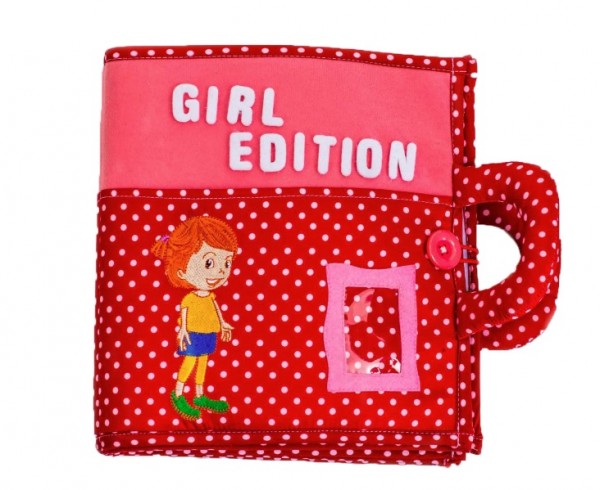 Carticica cu activitati Piqipi – Quiet book Girl Edition buy4baby.ro imagine noua