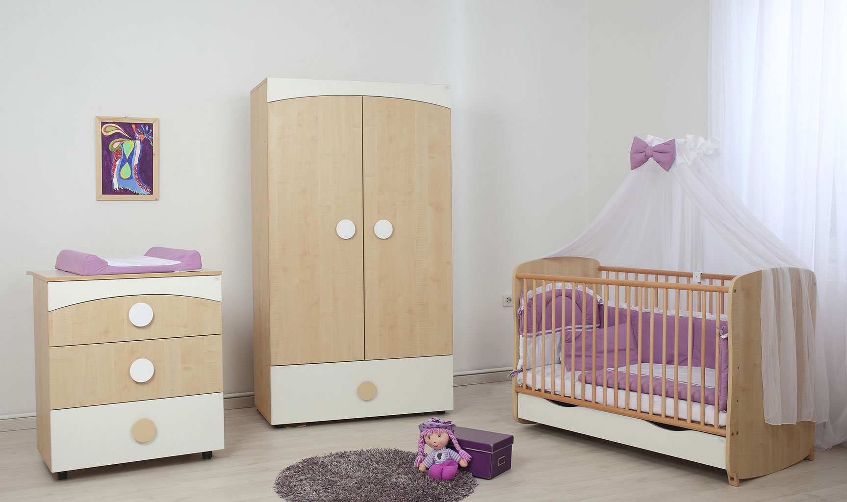 Mobilier camera completa bebelusi si copii baby fashion nature Bebe Design
