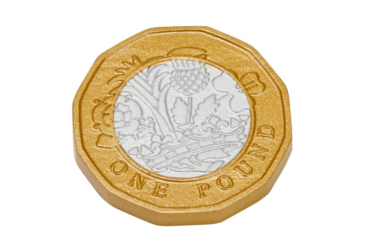 Set de monede de jucarie (1 lira sterlina)
