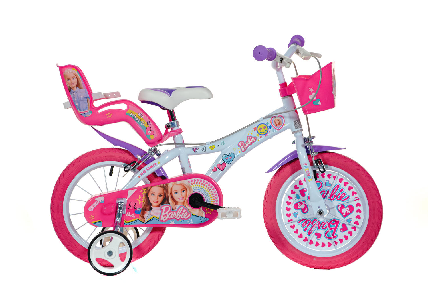 Bicicleta copii 14' - Barbie la plimbare