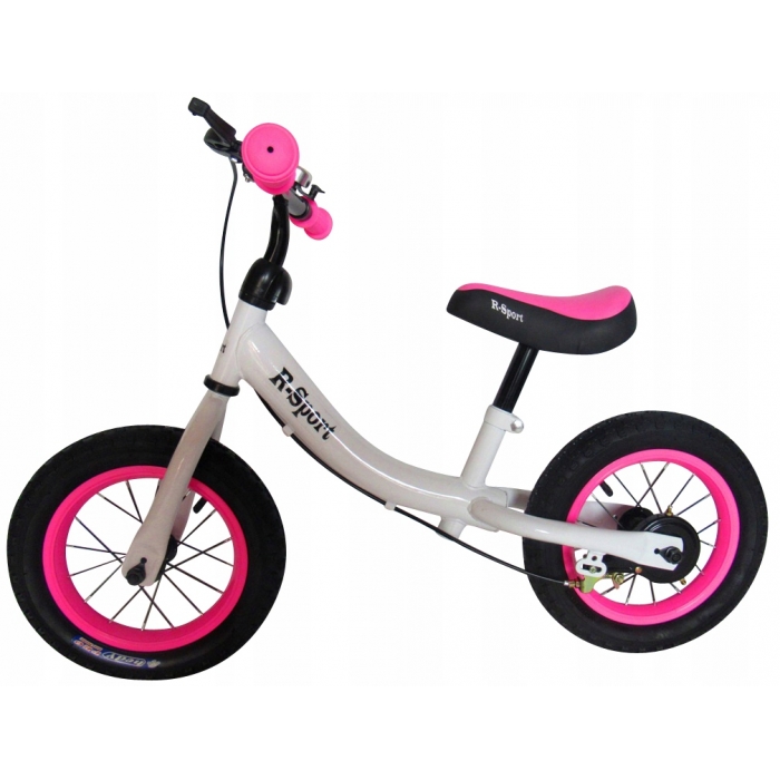 Bicicleta fara pedale r-sport r3 – alb – roz bekid.ro imagine noua