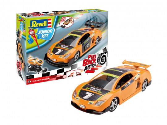 REVELL JUNIOR KIT Pull Back Racing Car, orange buy4baby.ro imagine noua