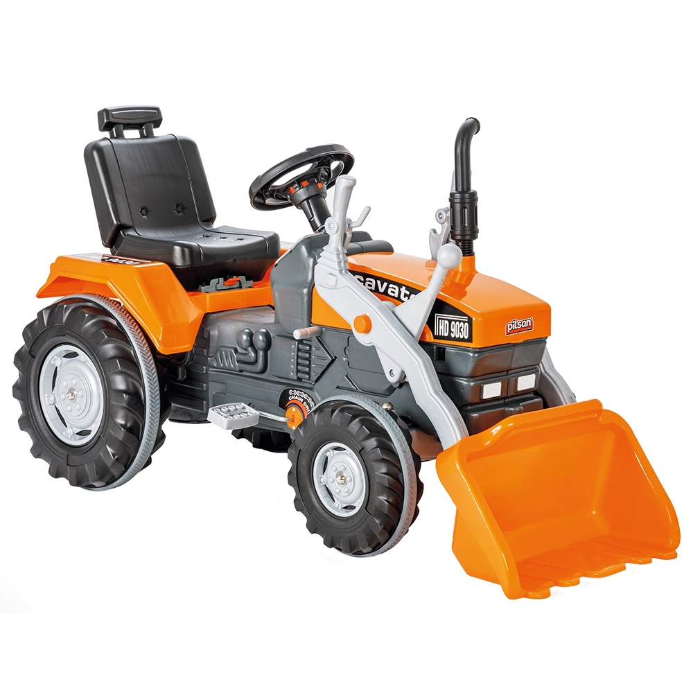 Tractor cu pedale Pilsan Super Excavator 07-297 orange bekid.ro