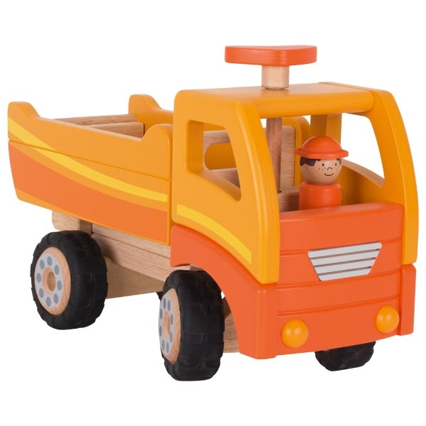 Basculanta cu sofer – vehicul de constructie, lemn buy4baby.ro imagine noua