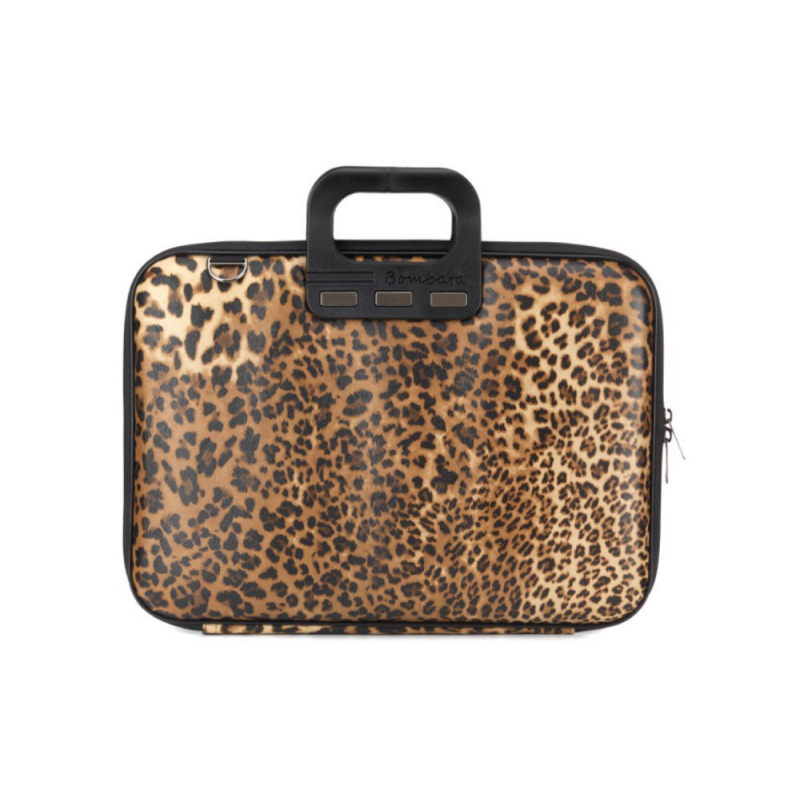 Geanta lux business laptop 15.6 Bombata Leopard