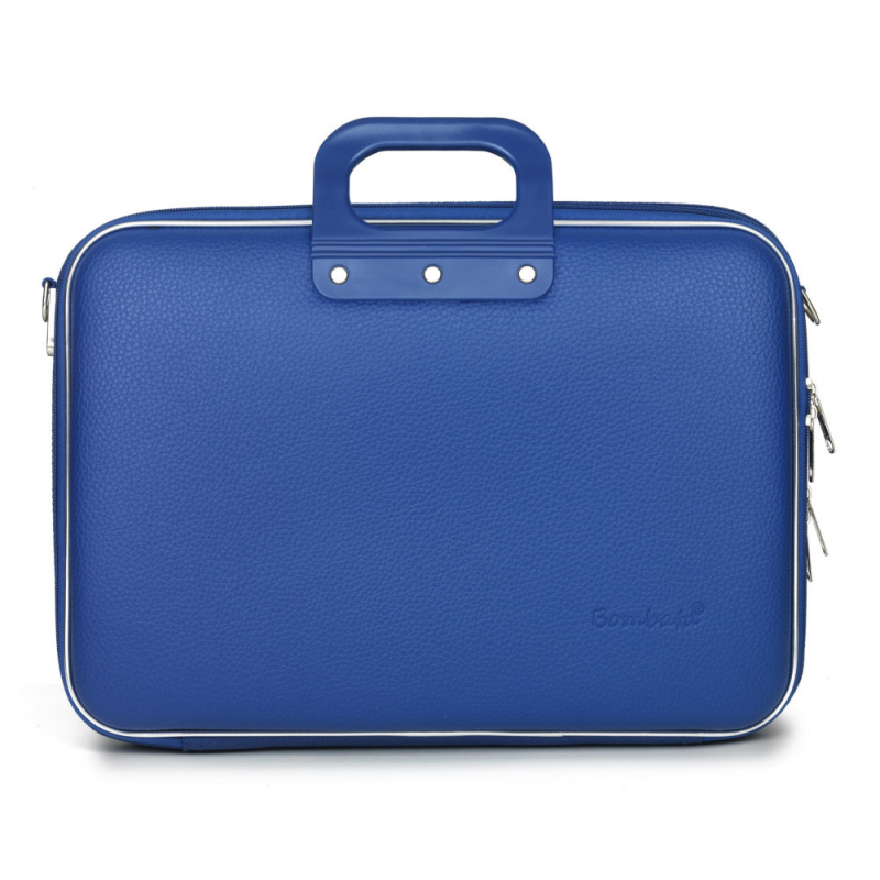 Geanta lux laptop 15,6 Bombata Business Classic-Albastru cobalt bekid.ro