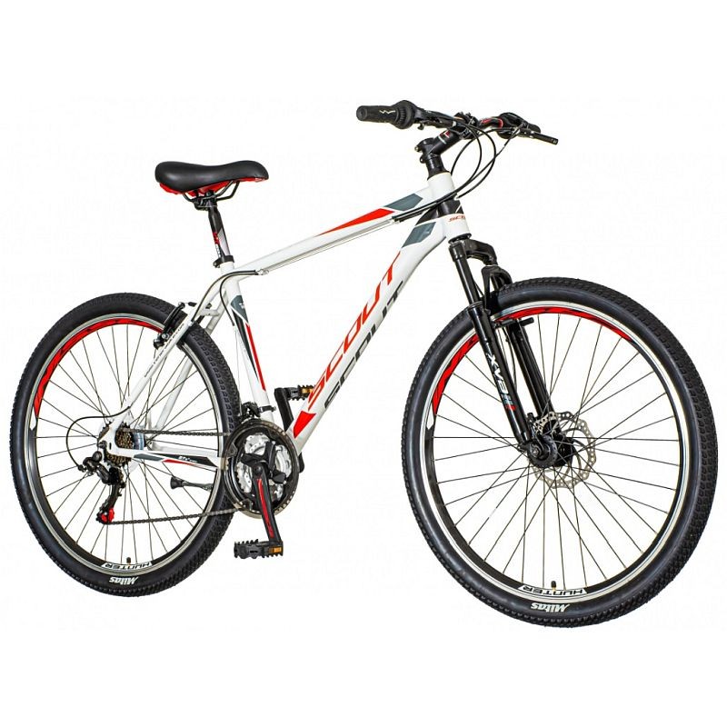 Bicicleta mountain bike 27.5 inch, 21 viteze, schimbator shimano, v-brake, cadru otel, scout bekid.ro imagine noua