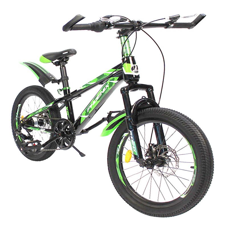 Bicicleta mtb, roti 20 inch, 7 viteze, schimbator shimano, jante aluminiu, verde buy4baby.ro imagine noua