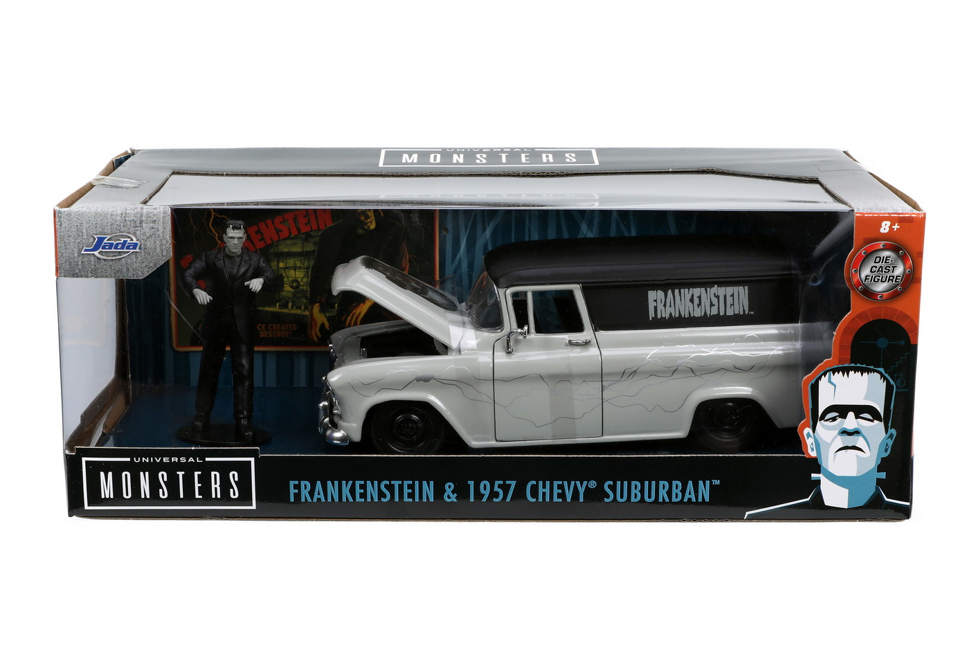 Set masinuta 1957 chevy suburban si figurina frankenstein buy4baby.ro imagine noua