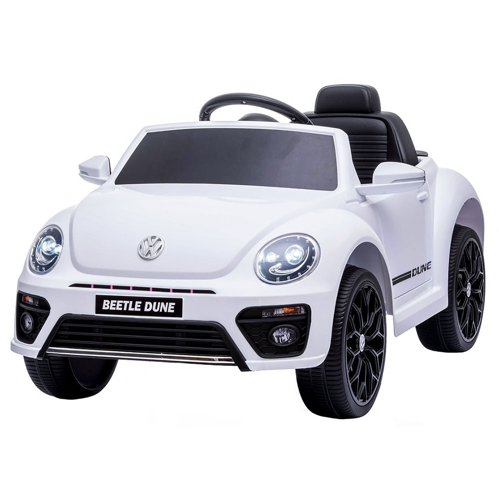 Masinuta electrica Chipolino Volkswagen Beetle Dune Convertible white buy4baby.ro imagine noua