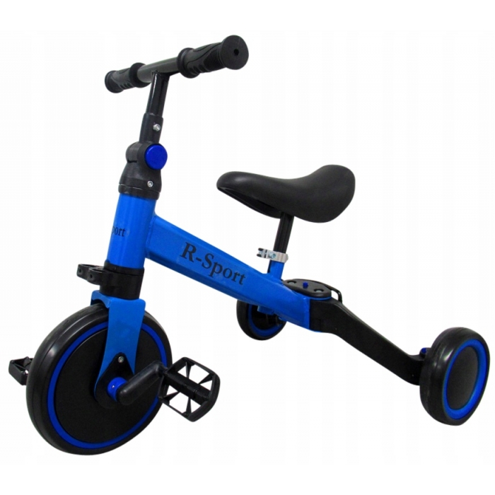 Bicicleta multifunctionala 4 in 1 cu pedale detasabile p8 r-sport - albastru