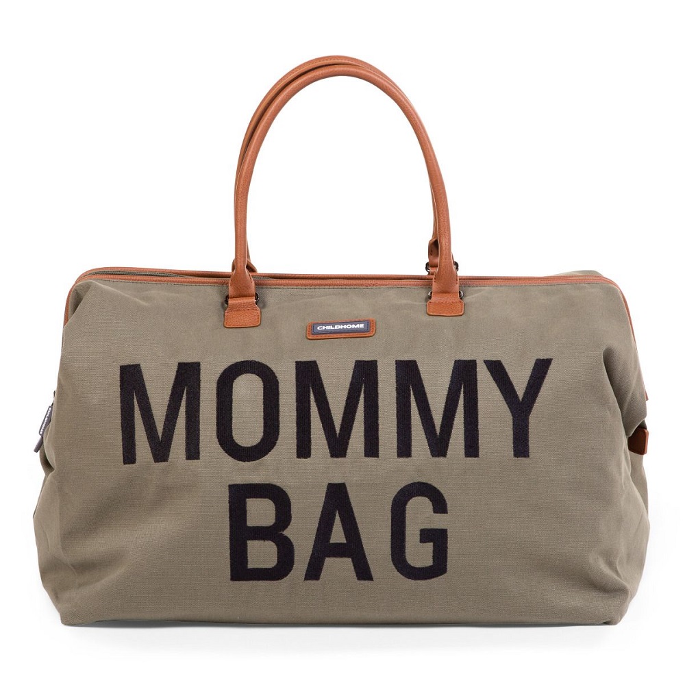 Geanta de infasat Childhome Mommy Bag Kaki bag