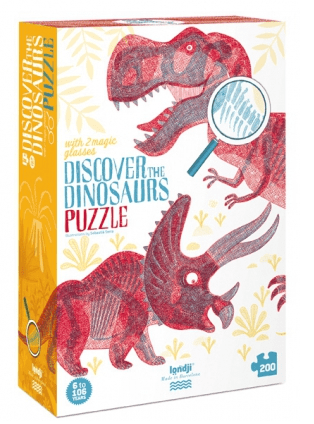 Puzzle londji, descopera dinozaurii buy4baby.ro imagine noua