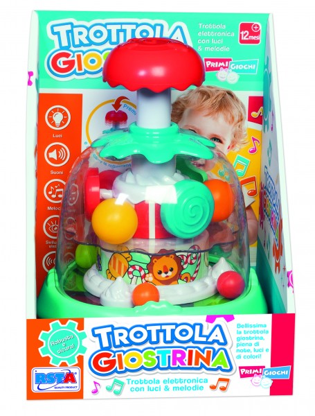 Jucarie bebe spinner cu lumini si melodii RS Toys buy4baby.ro imagine noua