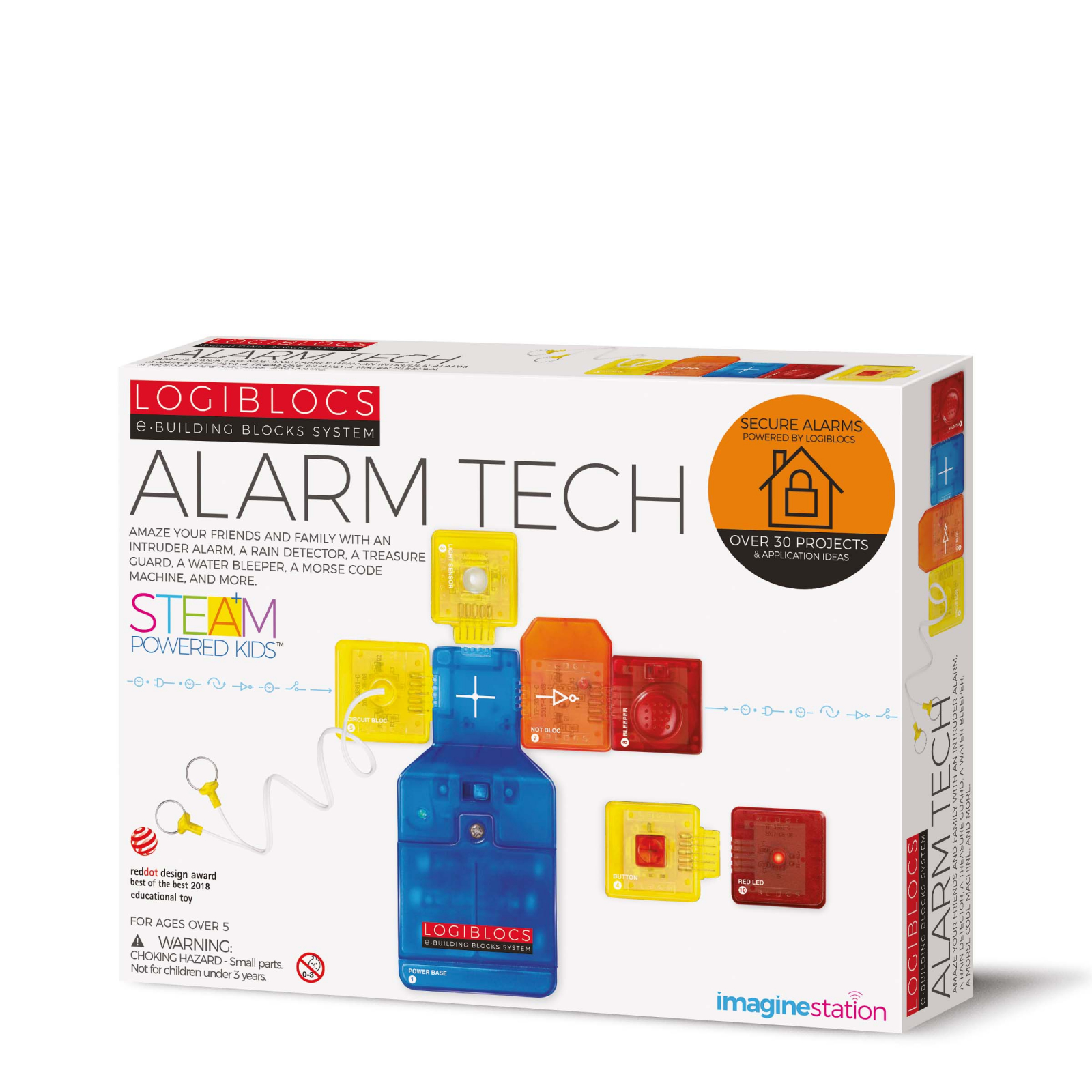 Joc electronic logiblocs – set alarm tech buy4baby.ro imagine noua