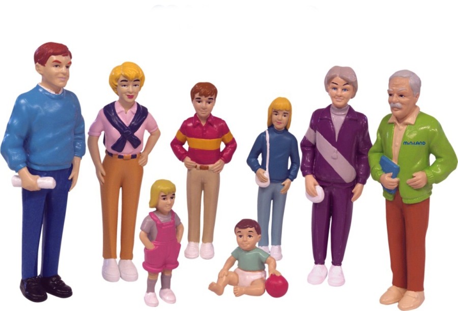 Familie De Europeni Miniland 8 Figurine