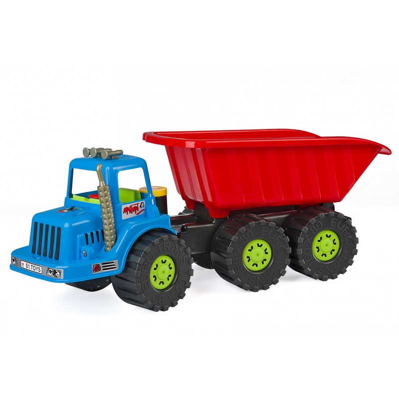 Camion pentru copii marmat xxl, multicolor, 90x40x35cm buy4baby.ro imagine noua