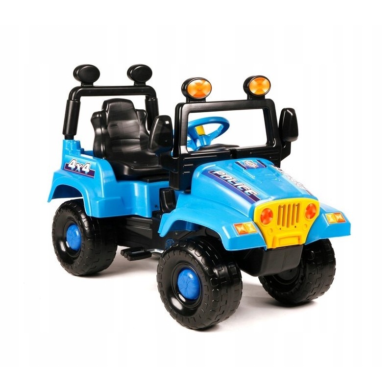 Masinuta jeep cu pedale pentru copii, 95 x 50 x 66 cm, albastru bekid.ro