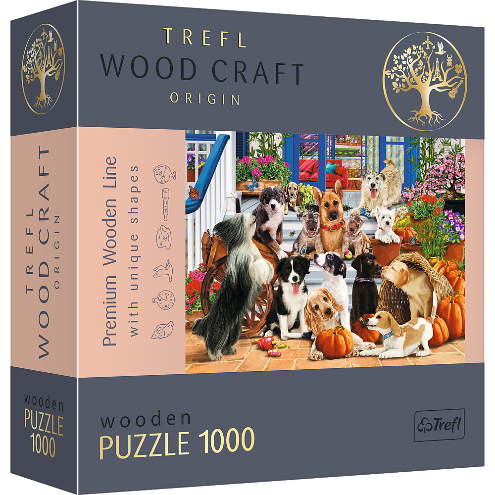 Puzzle trefl din lemn 1000 piese echipa de catei bekid.ro