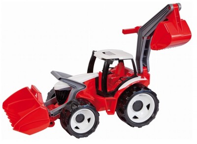 Tractor Cu Excavator Si Cupa Gigant Plastic 102 Cm buy4baby.ro imagine noua