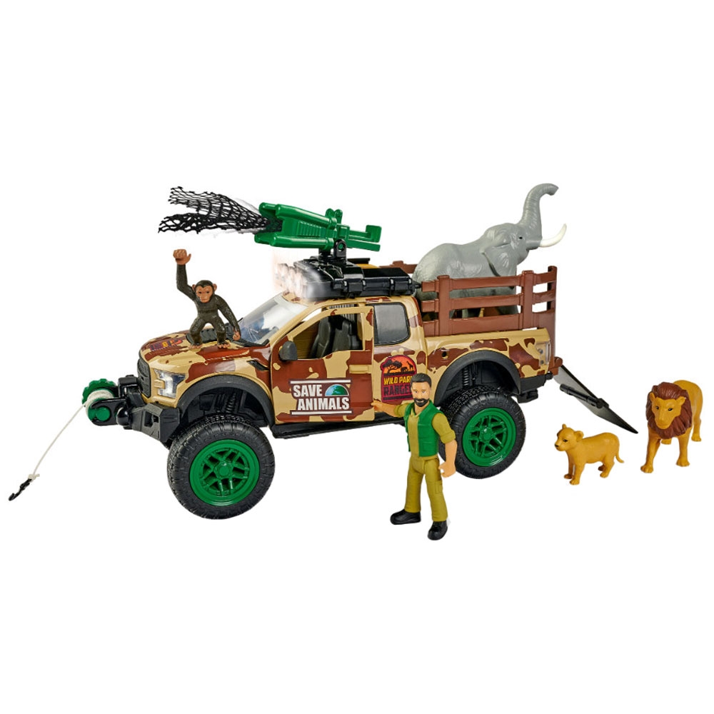 Set Dickie Toys Wild Park Ranger masina cu figurine si accesorii buy4baby.ro imagine noua