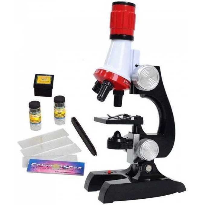 Microscop educativ pentru copii cu LED , 3 Functii de Marire si Accesorii Cosmolino MP80990 image0
