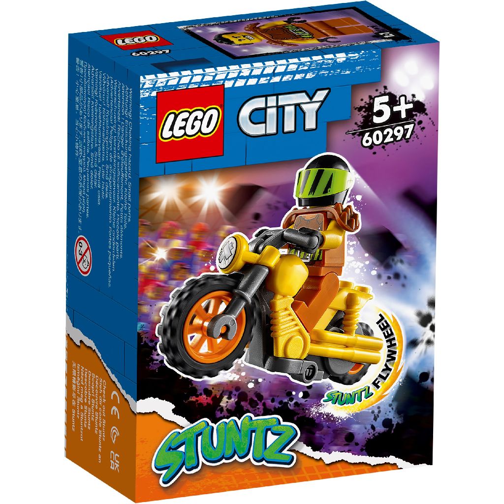 Lego city motocicleta de cascadorie pentru impact 60297 image