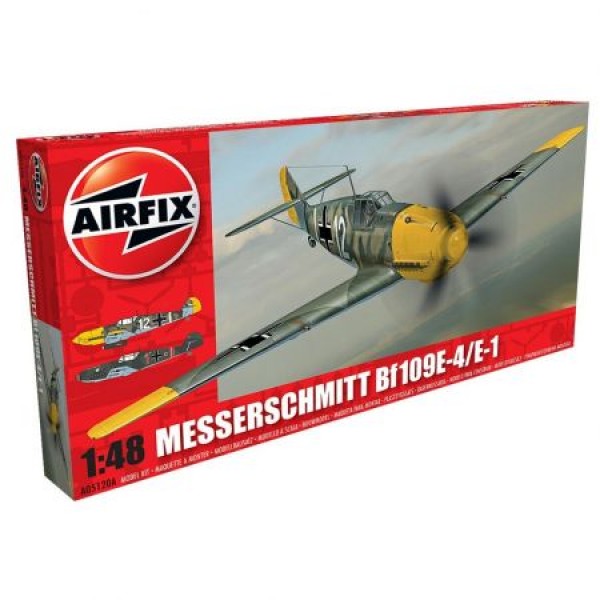 Kit Aeromodele Airfix 5120a Avion Messerschmitt Bf109e-4/e-1 Scara 1:48