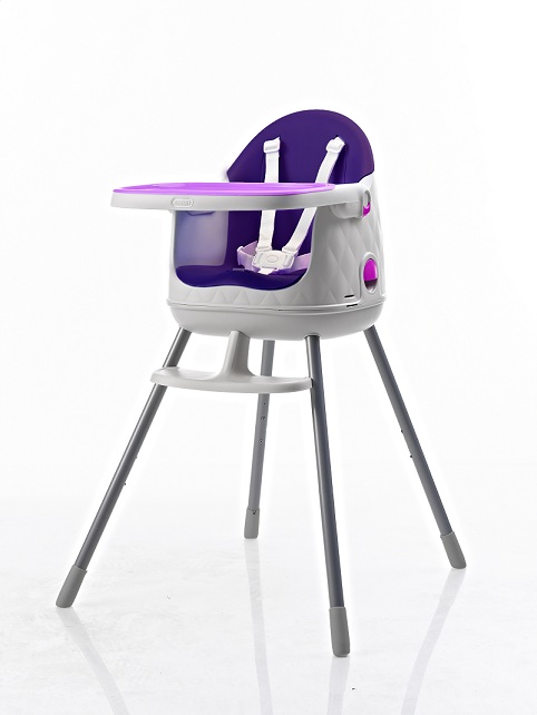 Scaun masa multidine copii reglabil violet keter BeKid