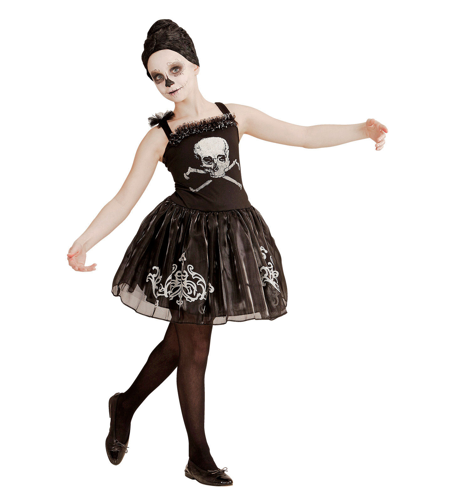Costum balerina schelet fetita