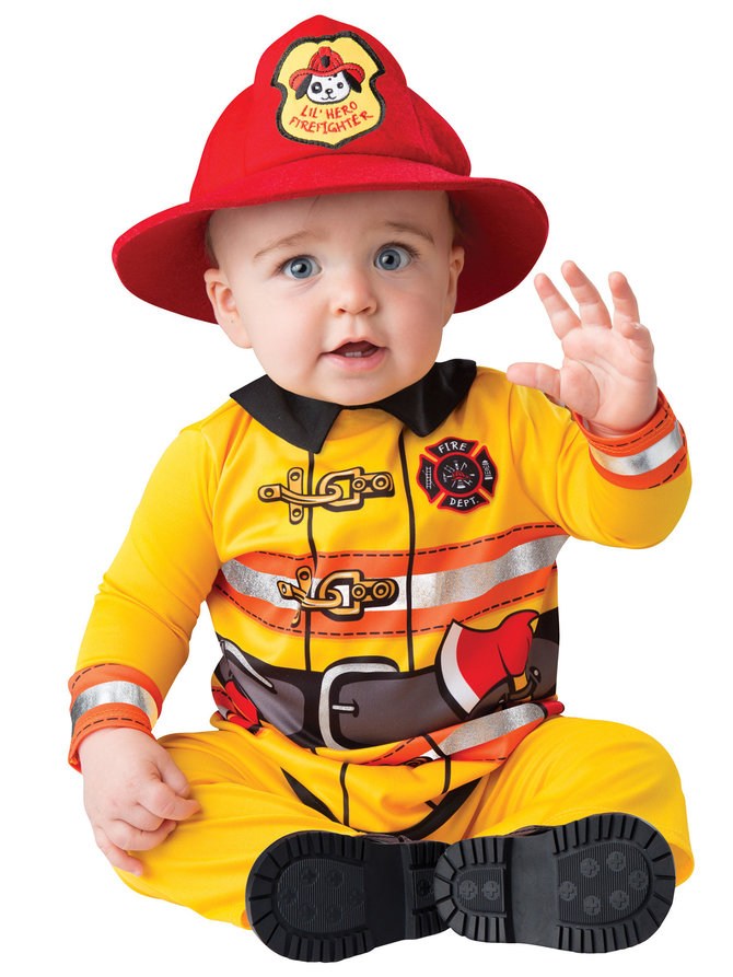 Costum bebe pompier buy4baby.ro imagine noua