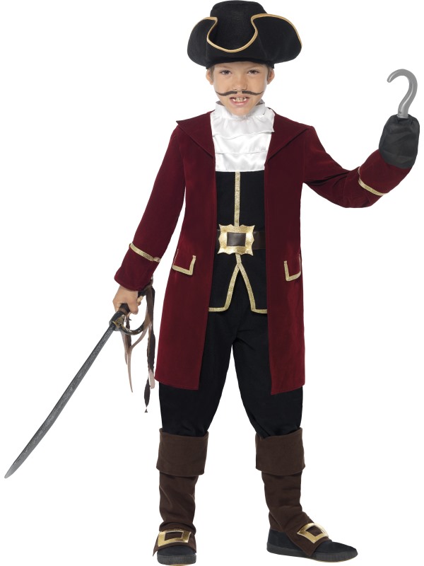 Costum capitan pirat deluxe - 5 - 6 ani / 120 cm