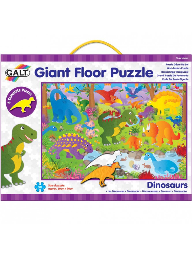 Giant Floor Puzzle: Dinozauri (30 Piese)