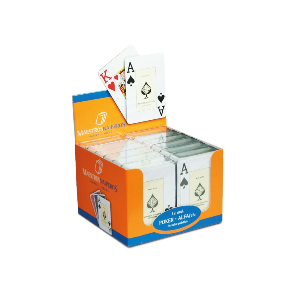 Carti poker in cutie din plastic, cayro