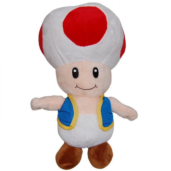 Jucarie din plus toad, super mario, 30 cm