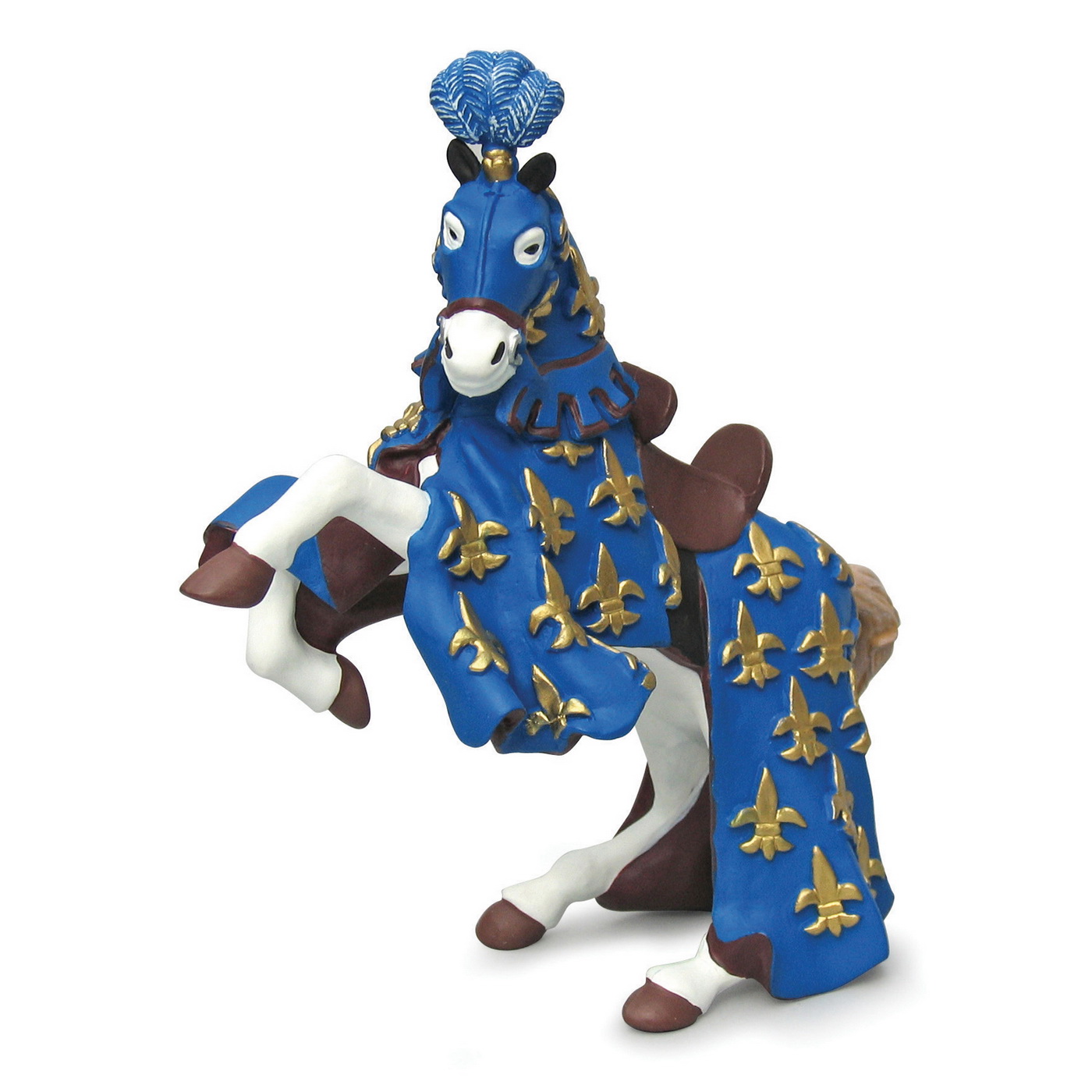 Papo figurina calul printului filip albastru