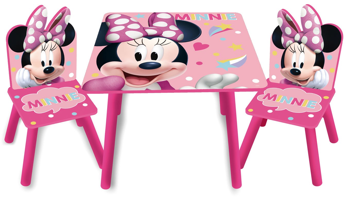 Set masuta si 2 scaunele Minnie’s Bow-tique Arditex