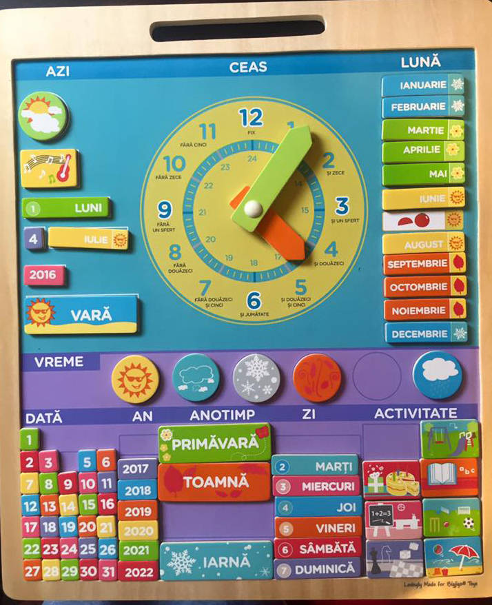 Calendar Magnetic Vremea - Limba Romana - BEC-OEM023-100340 - Bekid.ro