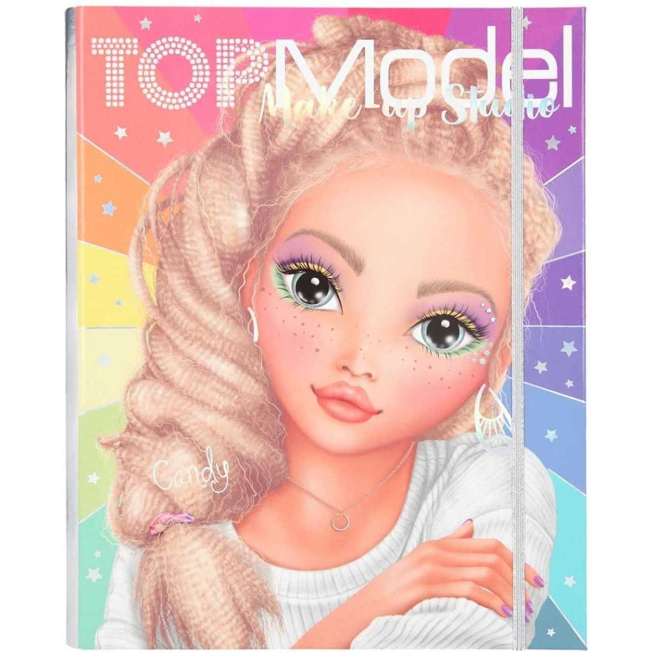 Carte de colorat Top Model Make-up Creativ Candy Depesche PT11588 buy4baby.ro imagine noua